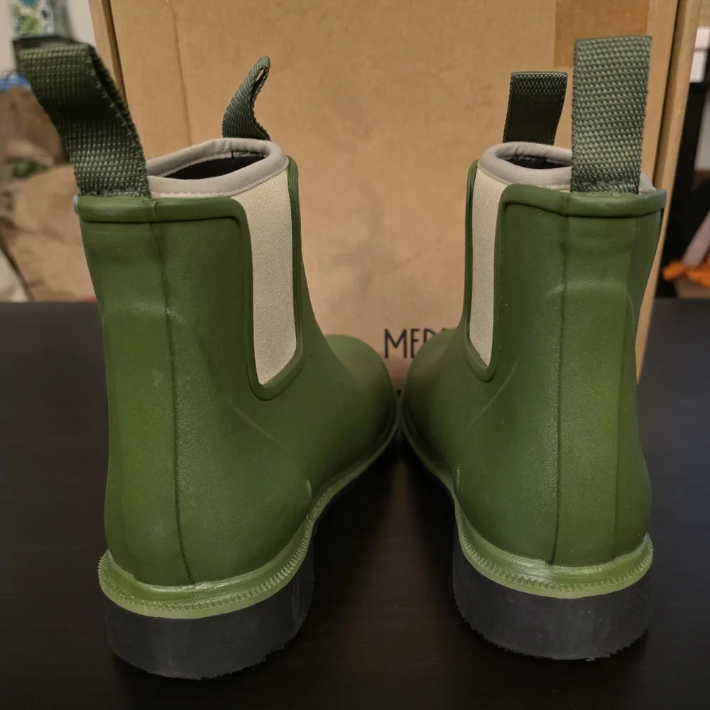 Merry People Bobbi ankle‎ rain boots Pear Green Size 36